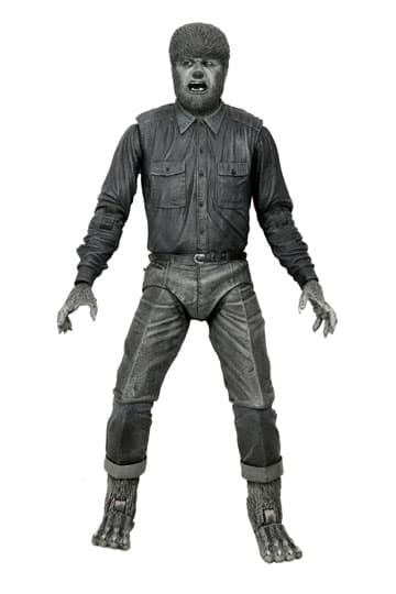 Universal Monsters Action Figure Ultimate The Wolf Man (Black & White) 18 cm