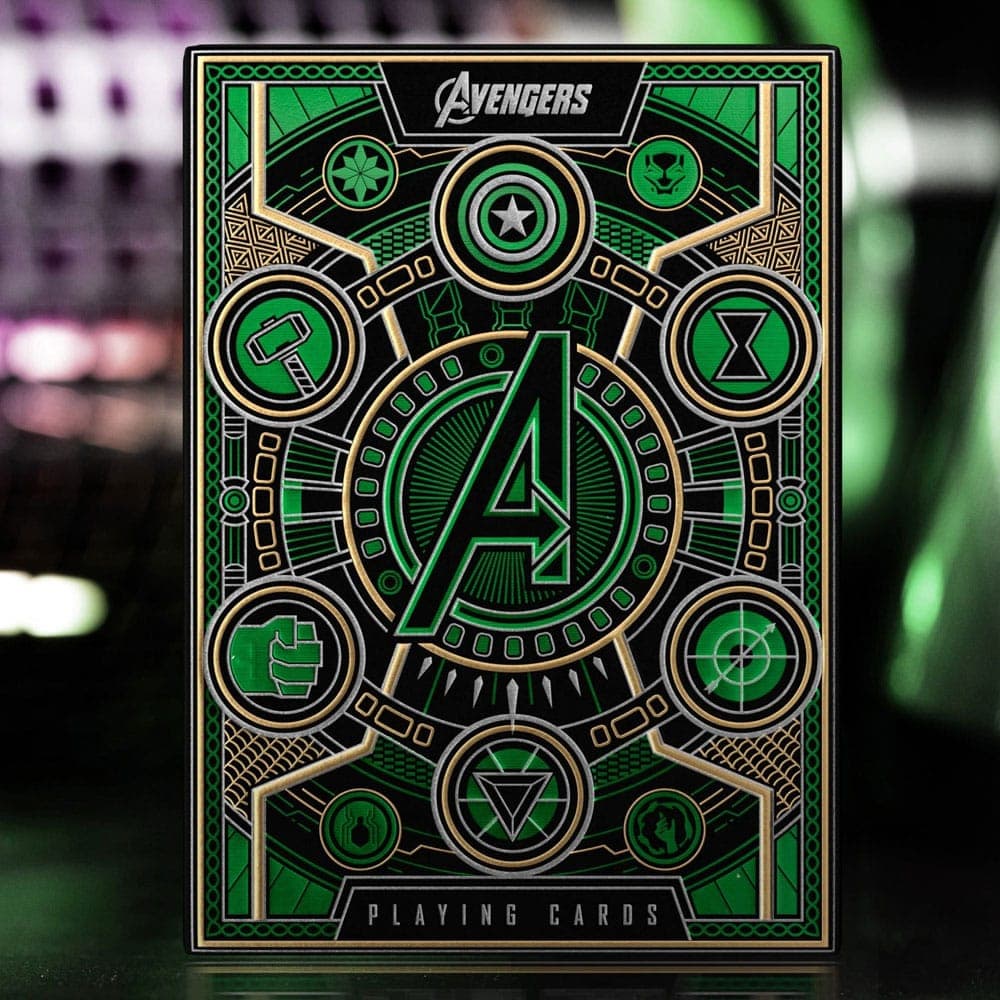 Mazzo di Carte da Gioco - Avengers The Infinity Saga Green Version - Marvel