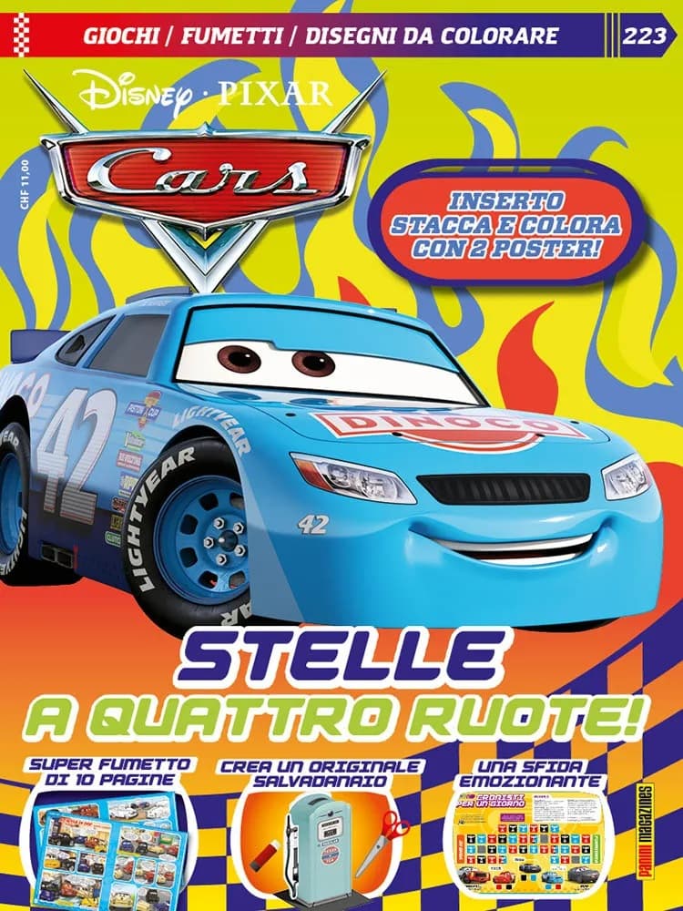 Cars Magazine 223 - Pixar Fun 223 - Panini Comics - Italiano