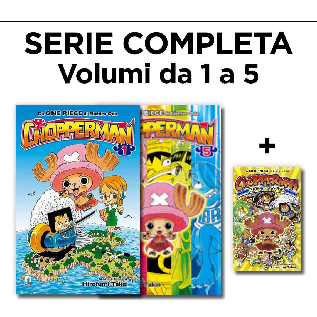 Chopperman 1/5 + Chopperman alla Riscossa - Serie Completa - Edizioni Star Comics - Italiano
