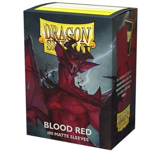 Dragon Shield - 100 Bustine Matte Standard Blood Red 'Simurag'