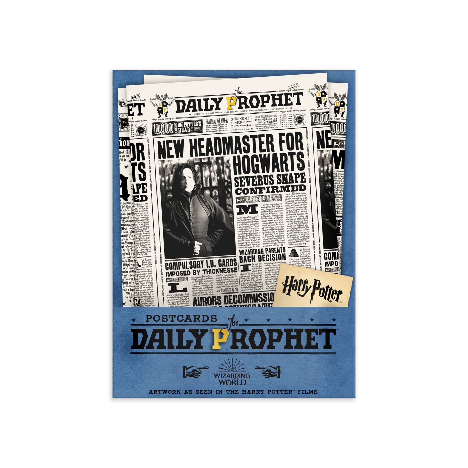 Harry Potter - The Daily Prophet Front Pages Postcard - MinaLima