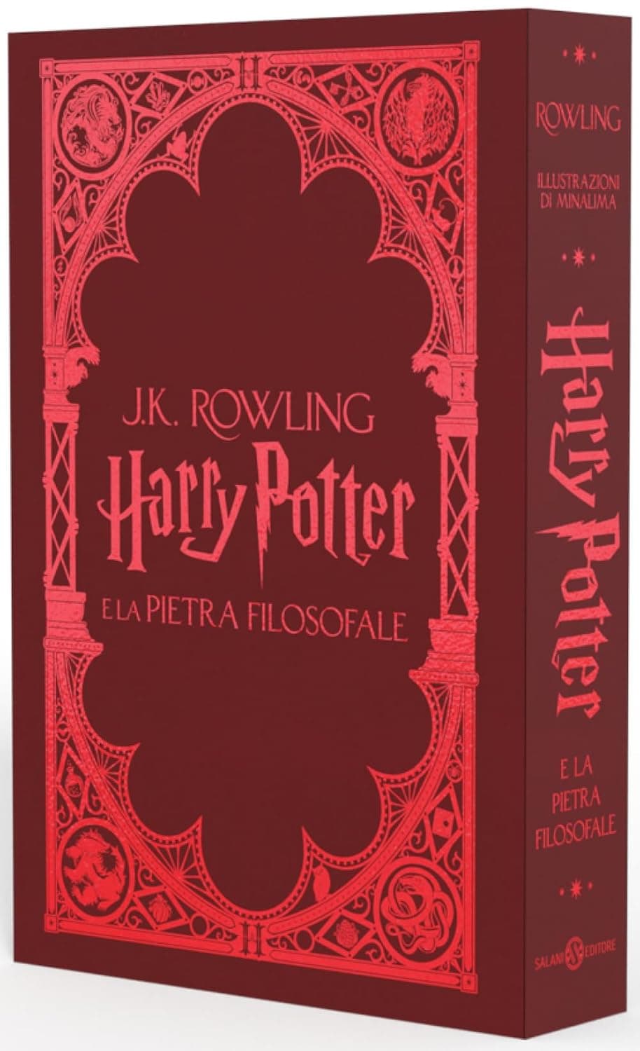 Harry Potter Vol. 1 - Harry Potter e la Pietra Filosofale - Edizione MinaLima con Cofanetto - Salani - Italiano