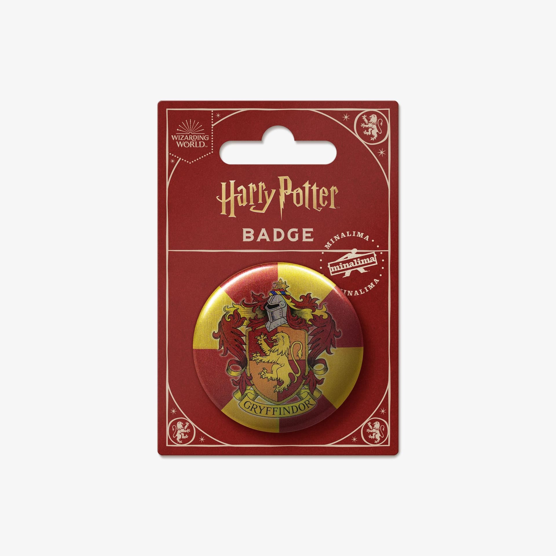 Harry Potter - Hogwarts Gryffindor House Crest Badge - MinaLima