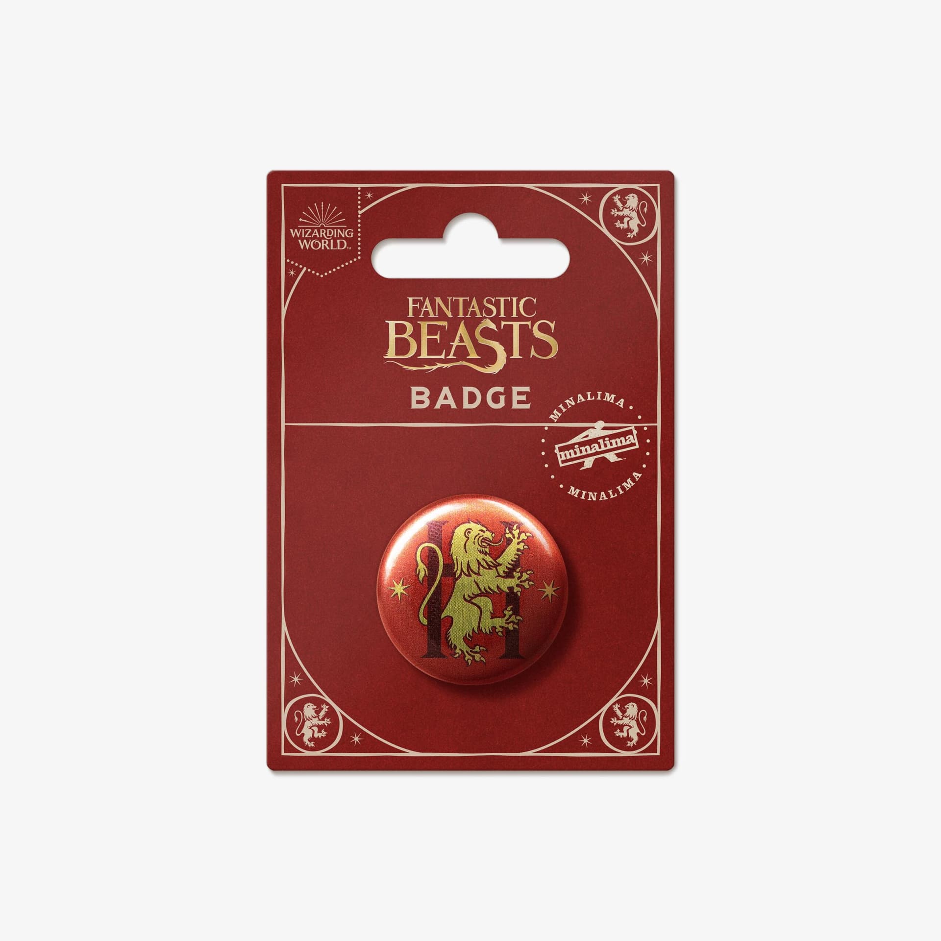 Harry Potter - Hogwarts Gryffindor House Lion Badge - MinaLima