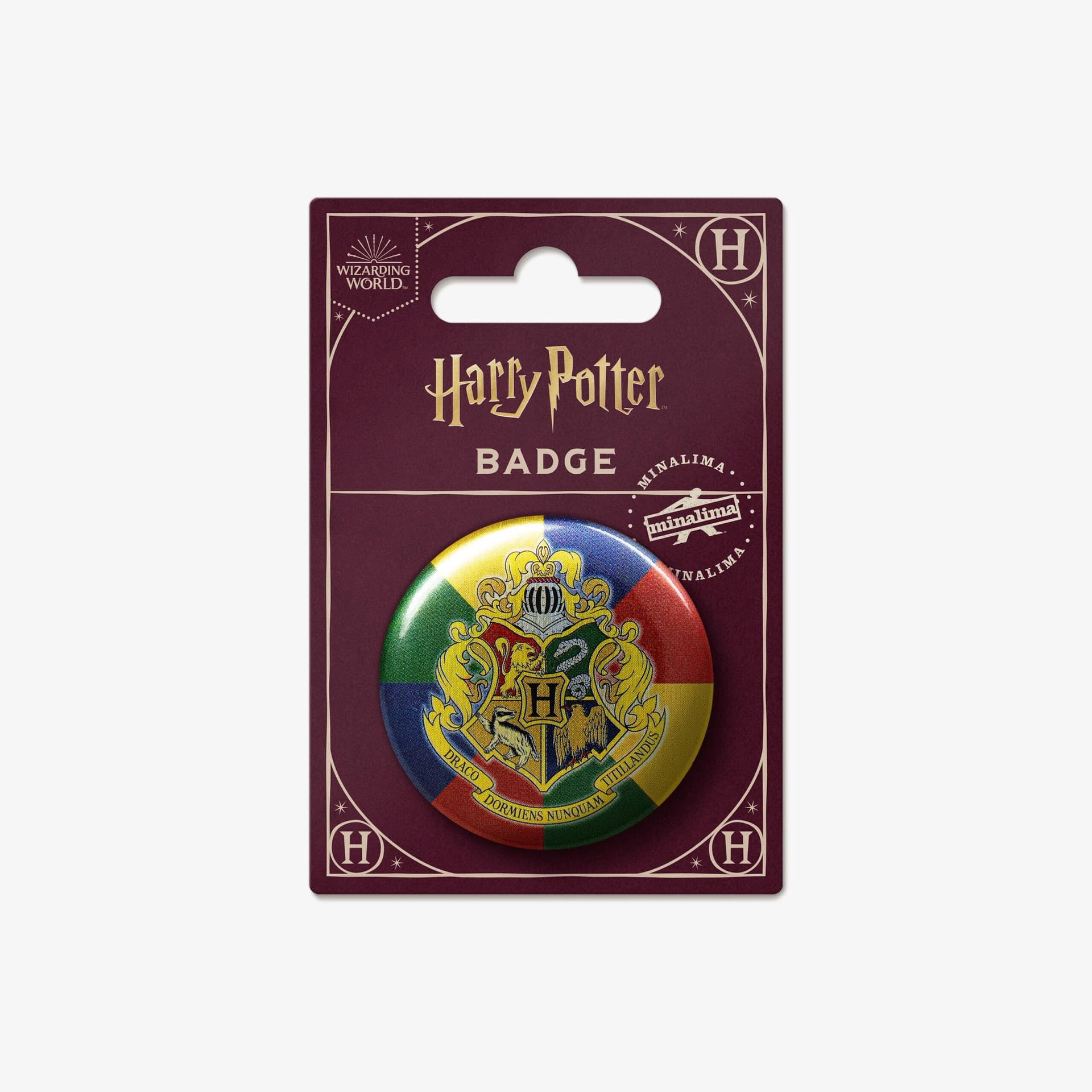 Harry Potter - Hogwarts School Crest Badge - MinaLima