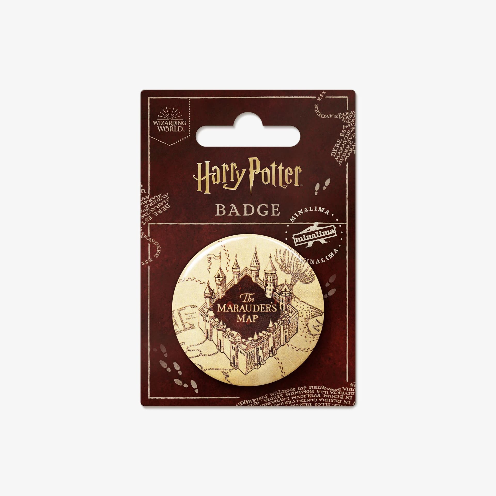 Harry Potter - The Marauder's Map Cover Design Badge - MinaLima