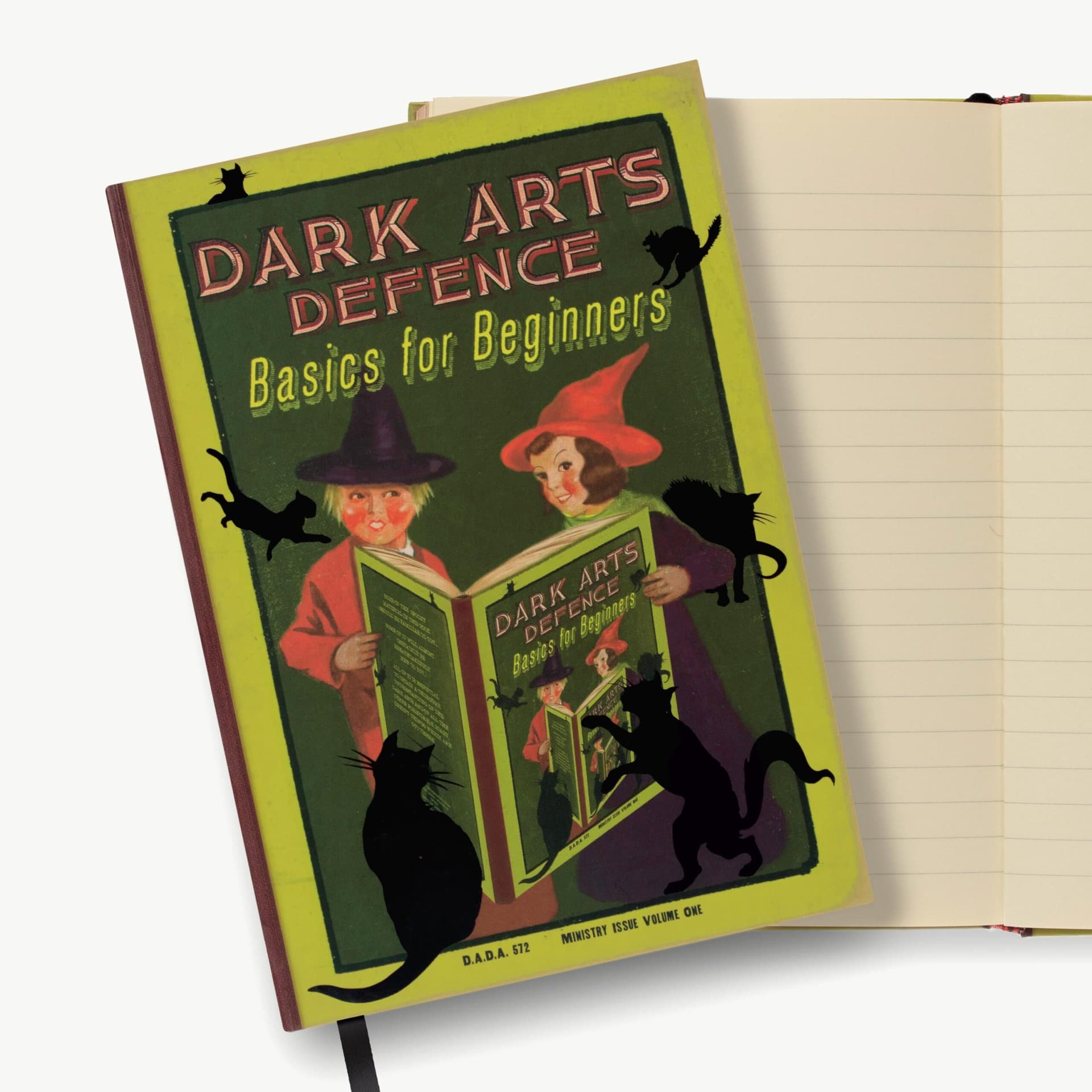 Harry Potter - Wizarding Books Dark Arts Defence Basics for Beginners Notebook - MinaLima