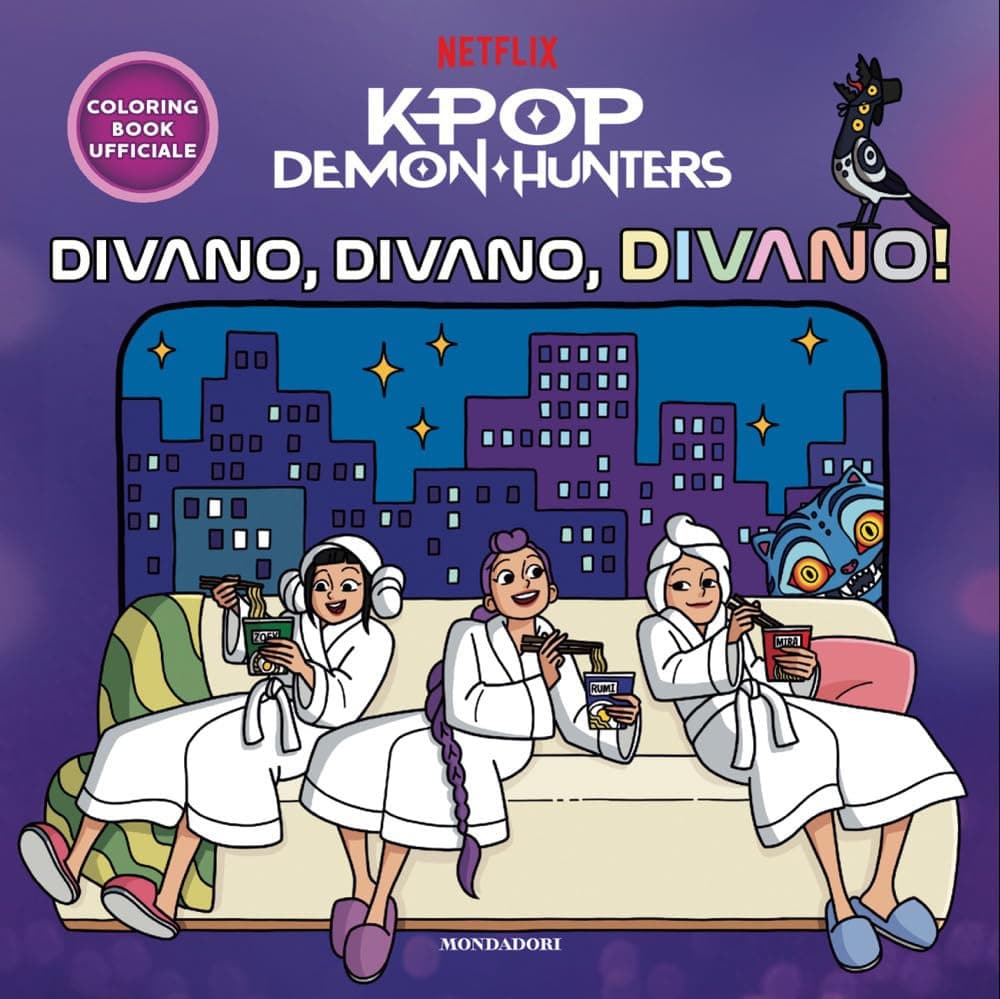KPop Demon Hunters - Divano, Divano, Divano! - Coloring Book Ufficiale - Mondadori - Italiano