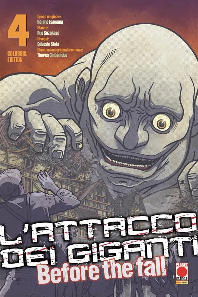 L'Attacco dei Giganti - Before the Fall - Colossal Edition 4 - Panini Comics - Italiano