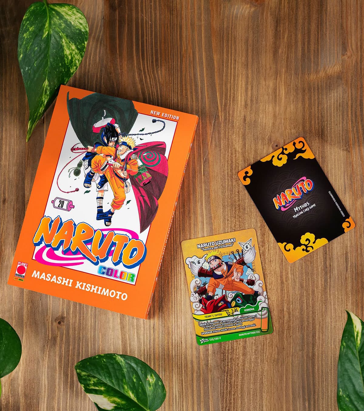 Naruto Color - New Edition 20 + Promo Card Esclusiva Naruto Mythos TCG - Planet Action 115 - Panini Comics - Italiano