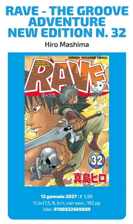 Rave - The Groove Adventure - New Edition 32 - Edizioni Star Comics - Italiano