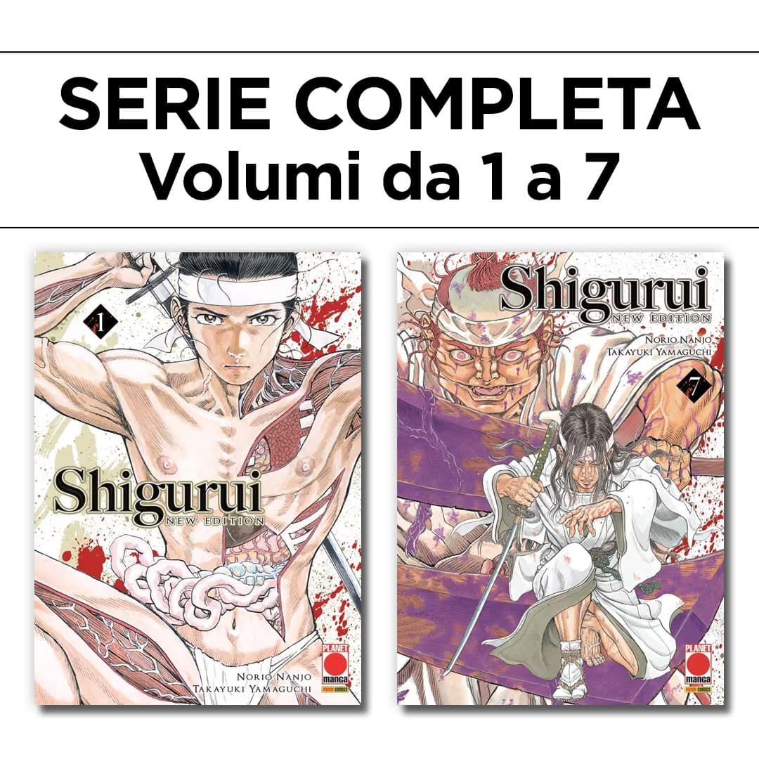 Shigurui - New Edition 1/7 - Serie Completa - Panini Comics - Italiano