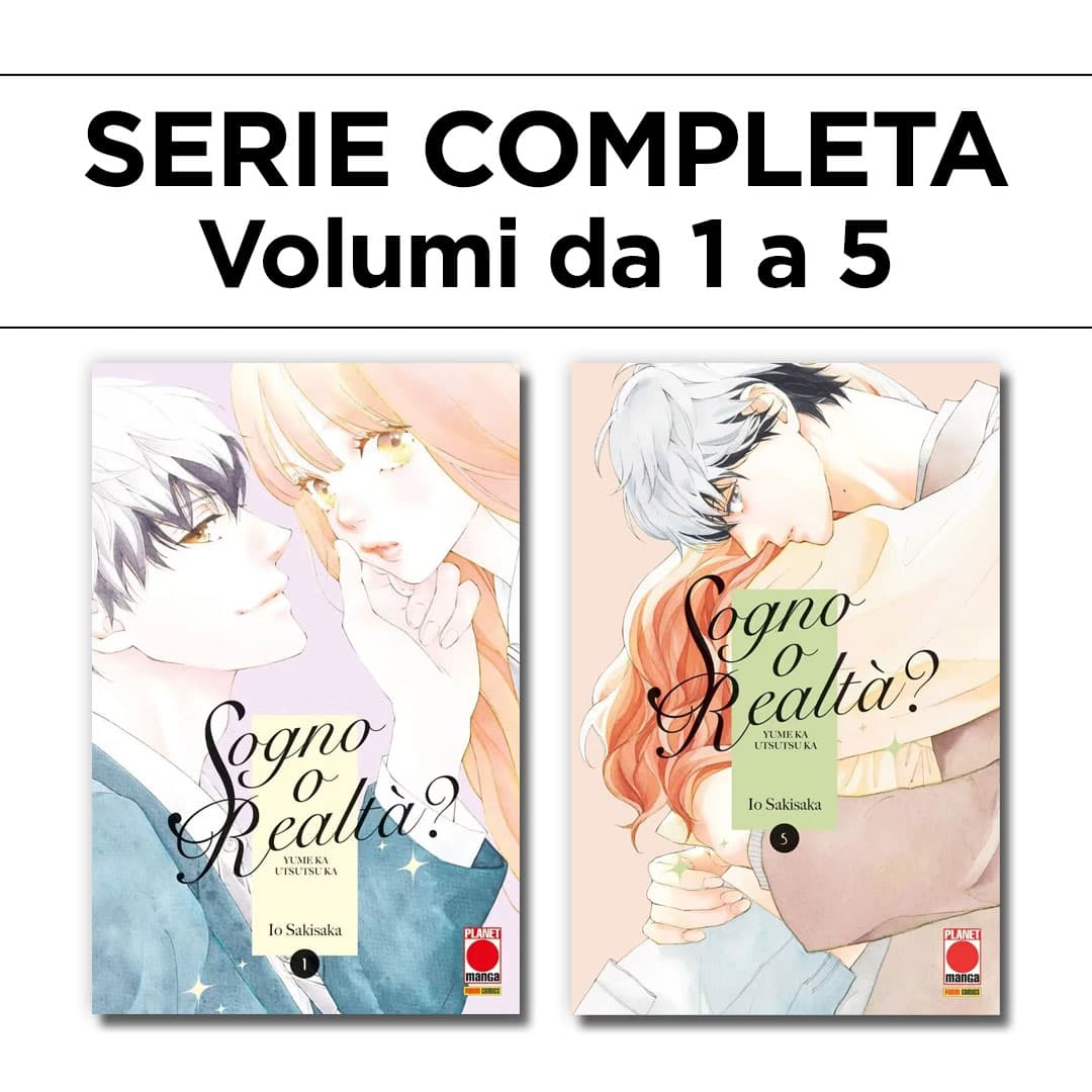 Sogno o Realtà? - Yume Ka Utsutsu Ka 1/5 - Serie Completa - Panini Comics - Italiano