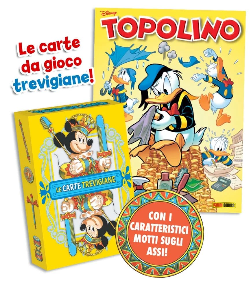 Topolino - Supertopolino 3698 + Le Carte Trevigiane di Ivan Bigarella - Panini Comics - Italiano