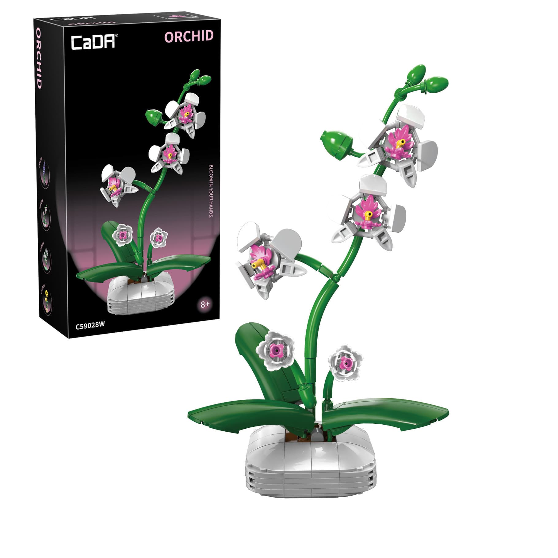 CaDA - Flowers Orchids 197 Pezzi - Set di Costruzioni