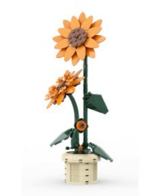 CaDA - Flowers Sunflower 188 Pezzi - Set di Costruzioni