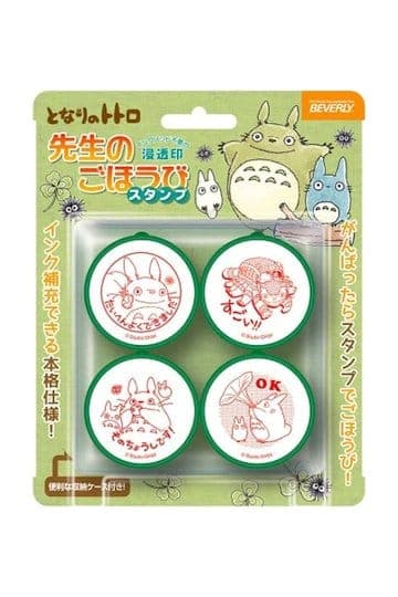 My Neighbor Totoro Stamp Totoro & Catbus Congratulations