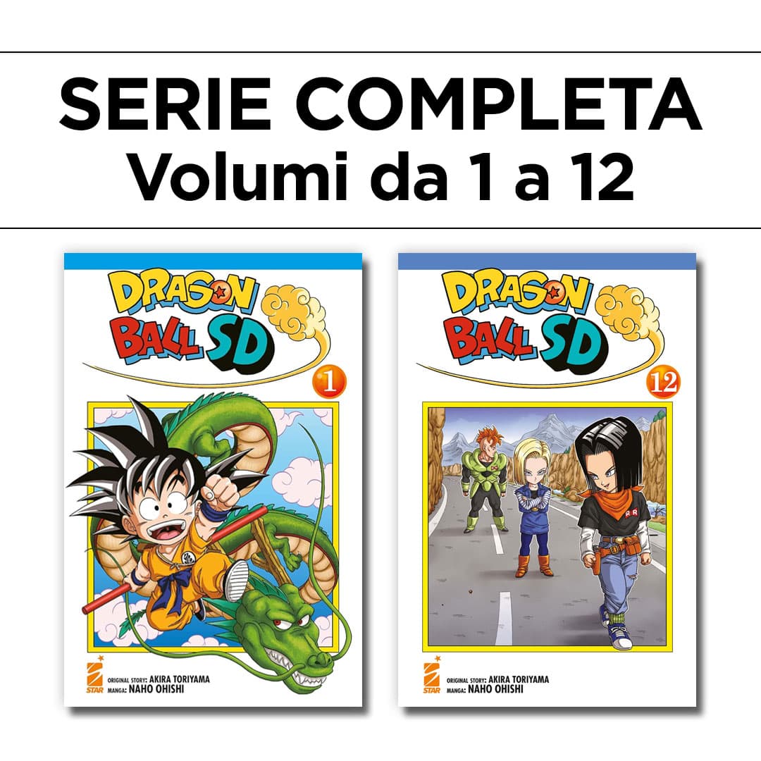Dragon Ball SD 1/12 - Serie Completa - Edizioni Star Comics - Italiano