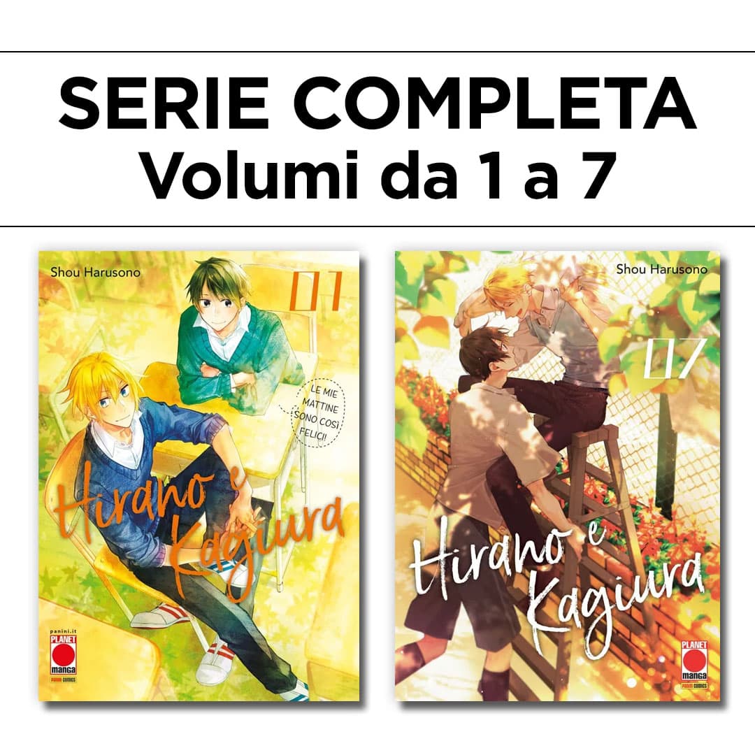 Hirano e Kagiura 1/7 - Serie Completa - Panini Comics - Italiano