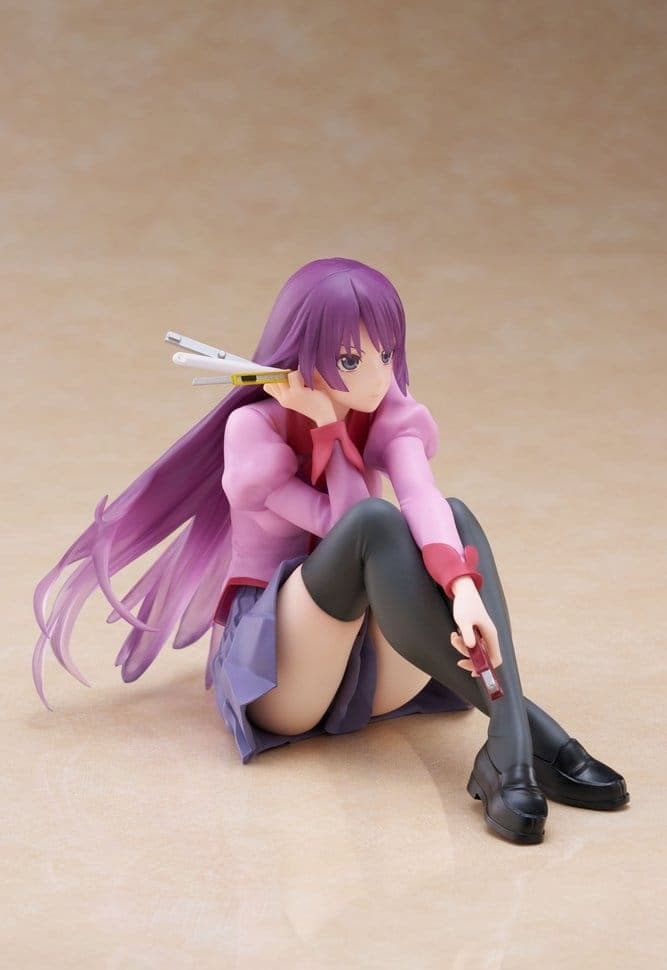 Monogatari Desktop Cute Figure PVC Statue Hitagi Senjougahara 13 cm
