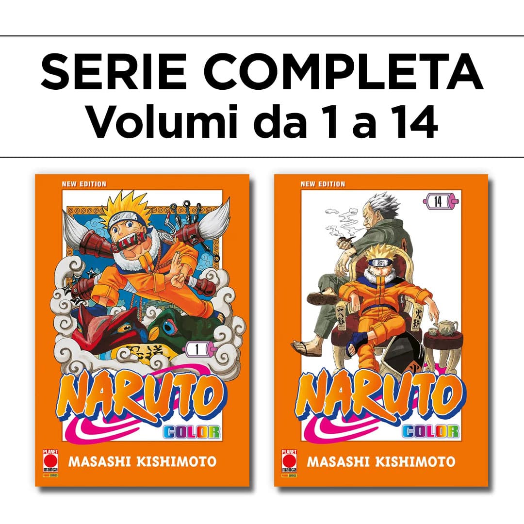 Naruto Color - New Edition 1/14 - Serie Completa - Panini Comics - Italiano