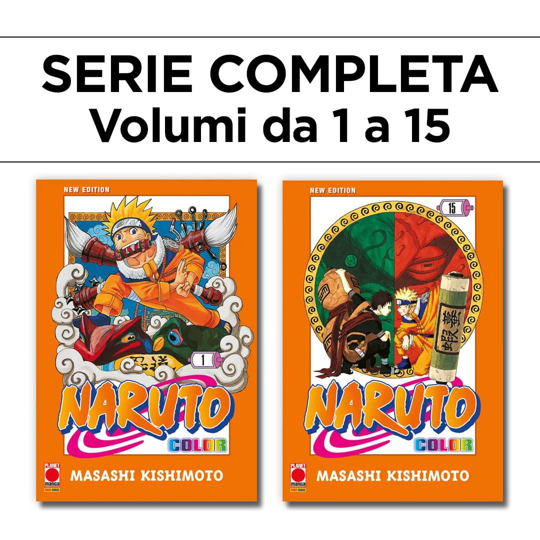 Naruto Color - New Edition 1/15 - Serie Completa - Panini Comics - Italiano