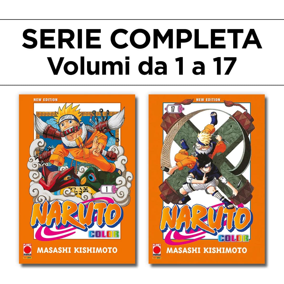 Naruto Color - New Edition 1/17 - Serie Completa - Panini Comics - Italiano