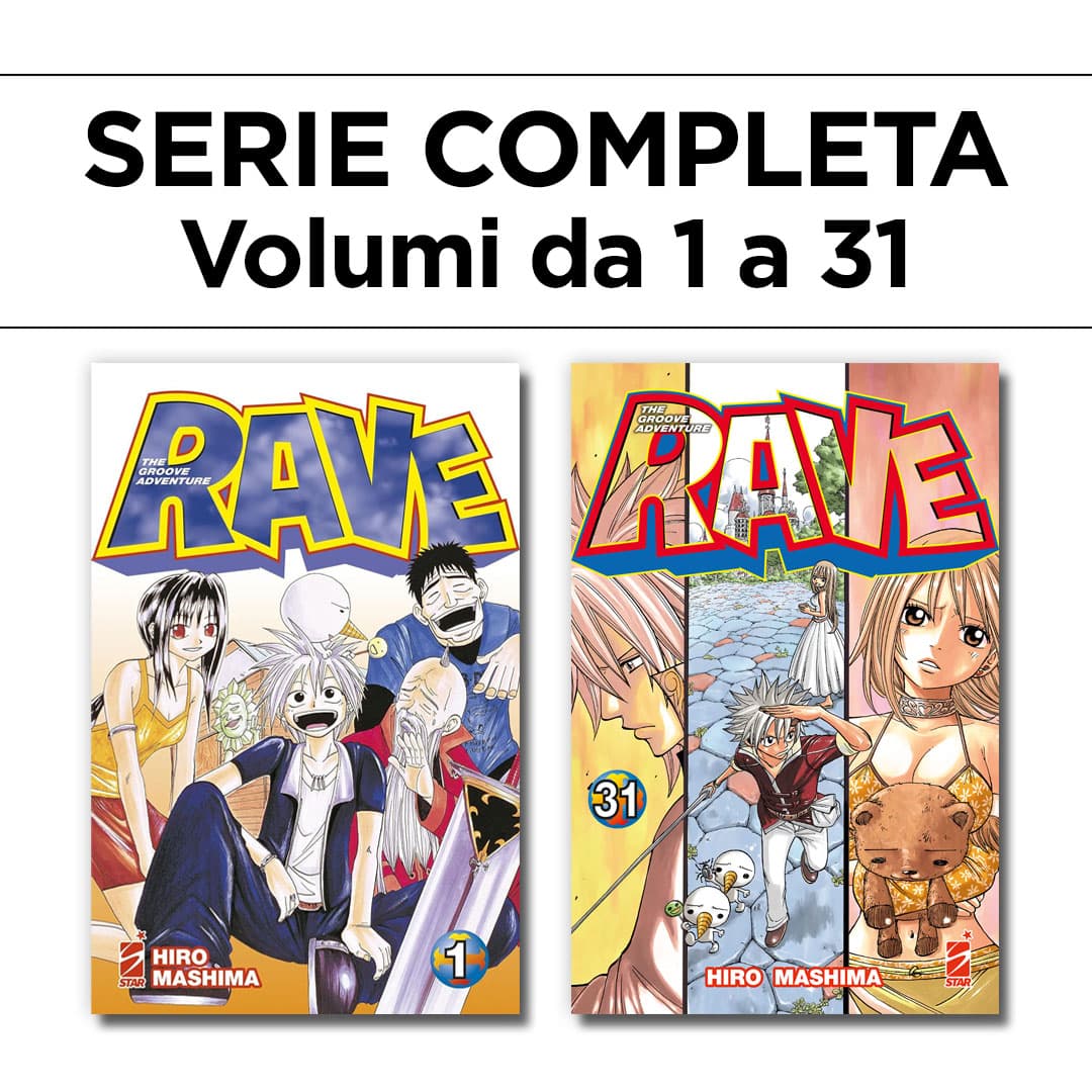 Rave - The Groove Adventure - New Edition 1/31 - Serie Completa - Edizioni Star Comics - Italiano