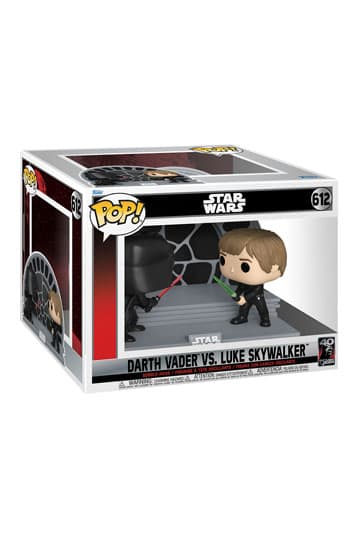 Star Wars Return of the Jedi 40th Anniversary POP Moment! Vinyl Figures 2-Pack Luke vs Vader 9 cm #612 - Funko POP!