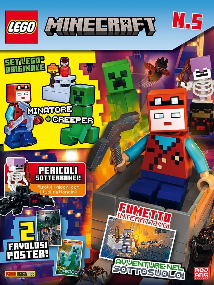 LEGO Minecraft Magazine 5 Panini Comics Italiano