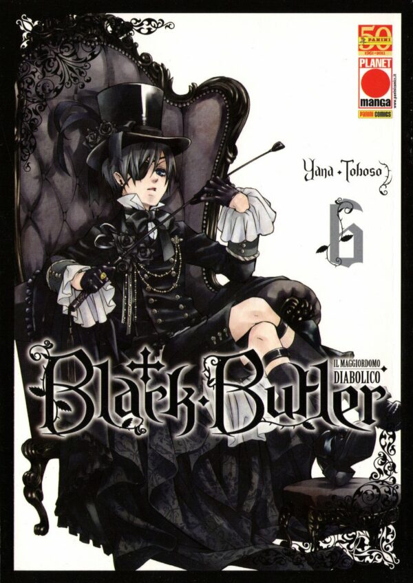 Black Butler - Il Maggiordomo Diabolico 6 - Prima Ristampa - Panini Comics - Italiano