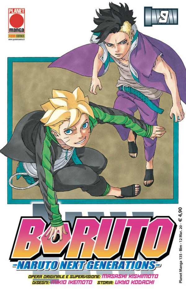 Boruto - Naruto Next Generations 9 - Planet Manga 135 - Panini Comics - Italiano