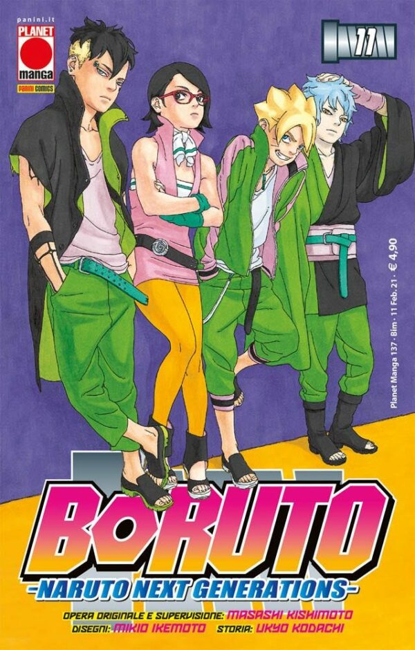 Boruto - Naruto Next Generations 11 - Planet Manga 137 - Panini Comics - Italiano