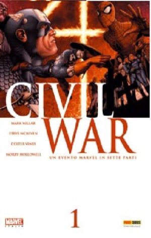Civil War 1 - Edicola - Marvel Miniserie 76 - Panini Comics - Italiano
