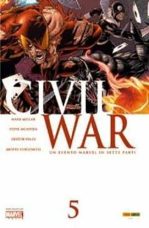Civil War 5 - Edicola - Marvel Miniserie 80 - Panini Comics - Italiano