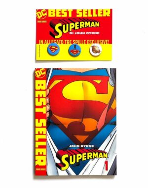 Superman di John Byrne 1 - Variant con Spille - DC Best Seller Nuova Serie 1 - Panini Comics - Italiano