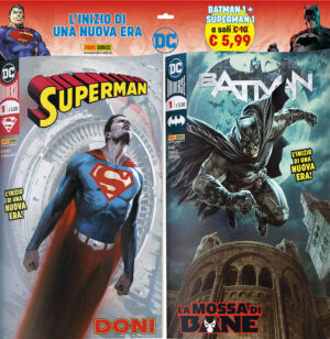 DC Comics Pack Batman 1 + Superman 1 - Comics U.S.A. 80 - Panini Comics - Italiano