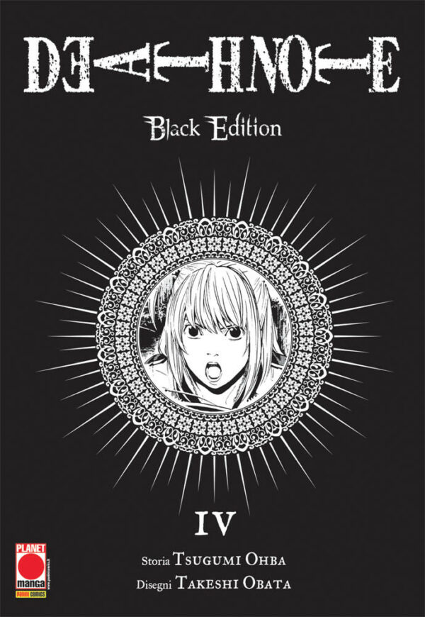 Death Note Black Edition 4 - Terza Ristampa - Panini Comics - Italiano