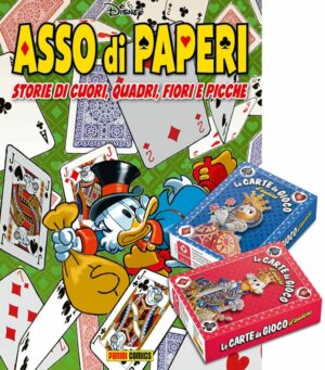 Asso di Paperi - Con 2 Mazzi di Carte di Paolo Mottura - Disney Mix 14 - Panini Comics - Italiano