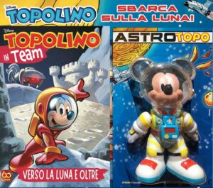 Topolino in Team - Verso la Luna e Oltre - Con Gadget Astrotopo - Disney Team 91 - Panini Comics - Italiano
