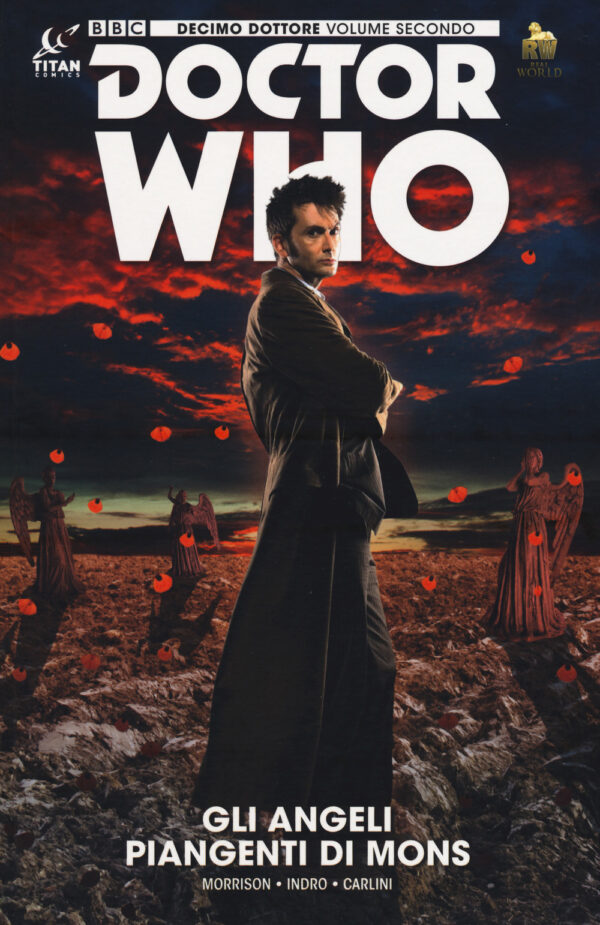 Doctor Who Decimo Dottore 2 - Gli Angeli Piangenti di Mons - Doctor Who Book - RW Lion - Italiano