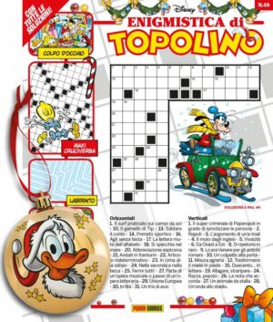 Enigmistica di Topolino 48 + Palla di Natale - Panini Comics - Italiano