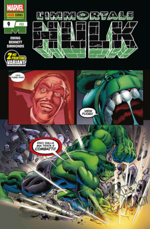 L'Immortale Hulk 9 - Prima Ristampa - Hulk e i Difensori 52 - Panini Comics - Italiano