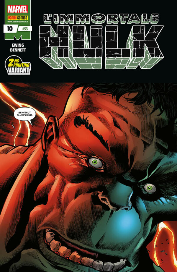 L'Immortale Hulk 10 - Prima Ristampa - Hulk e i Difensori 53 - Panini Comics - Italiano