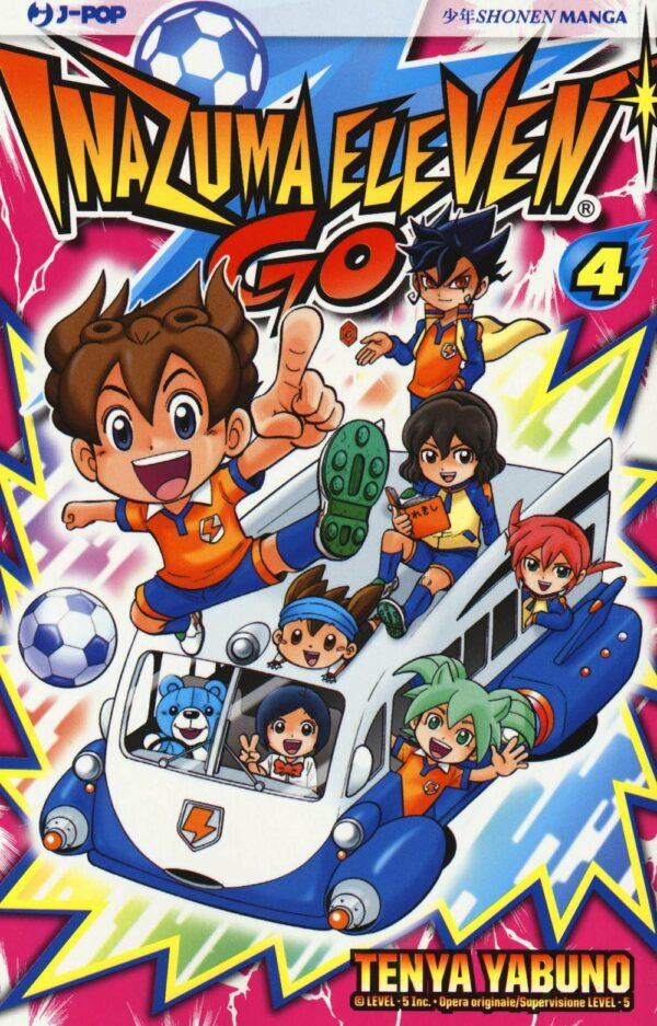 Inazuma Eleven Go 4 - Shi Pocket Manga 26 - Jpop - Italiano
