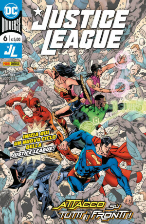 Justice League 6 - Attacco su Tutti i Fronti! - Panini Comics - Italiano