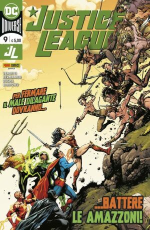 Justice League 9 - Per Fermare il Male Dilagante Dovranno... Battere le Amazzoni! - Italiano