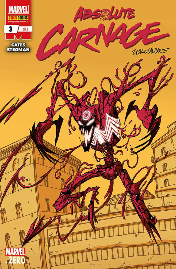 Absolute Carnage 3 - Cover B Zerocalcare - Marvel Miniserie 229 - Panini Comics - Italiano