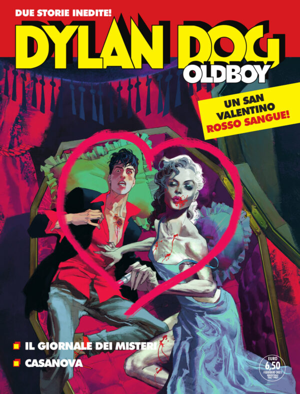 Dylan Dog Oldboy 5 - Il Giornale dei Misteri / Casanova - Maxi Dylan Dog 43 - Sergio Bonelli Editore - Italiano